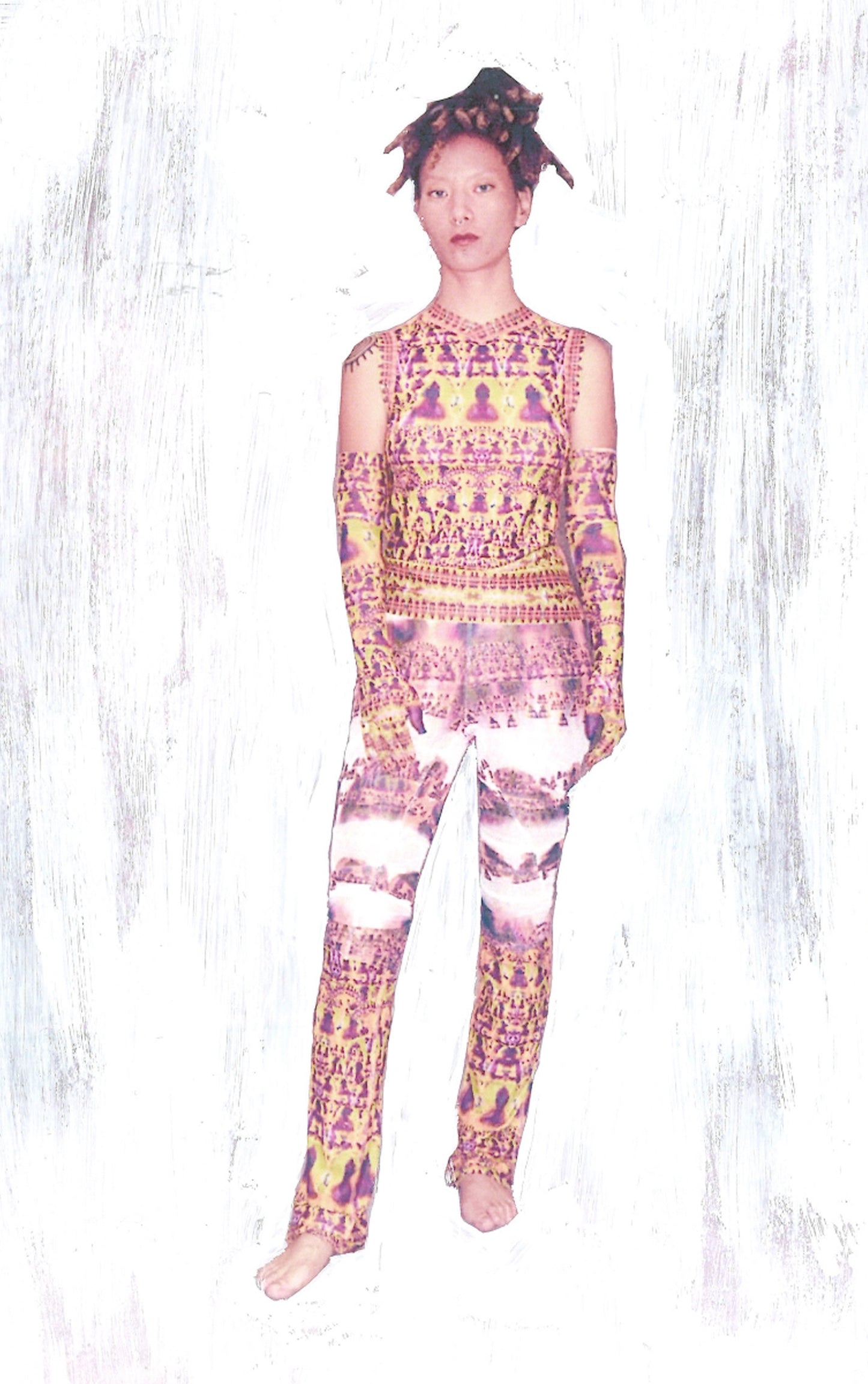 PRINT MESH GLOVES