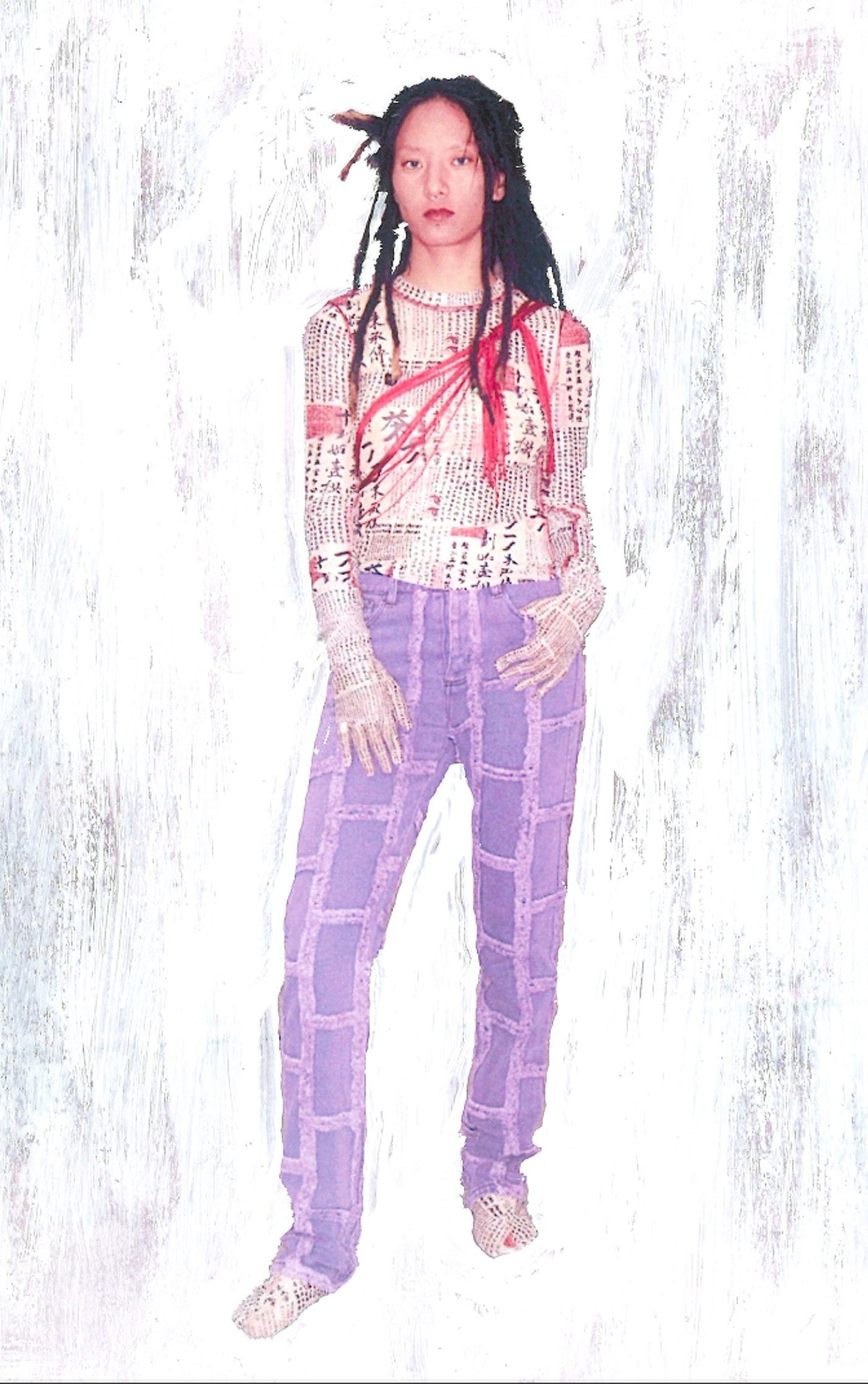 PRINT MESH GLOVES