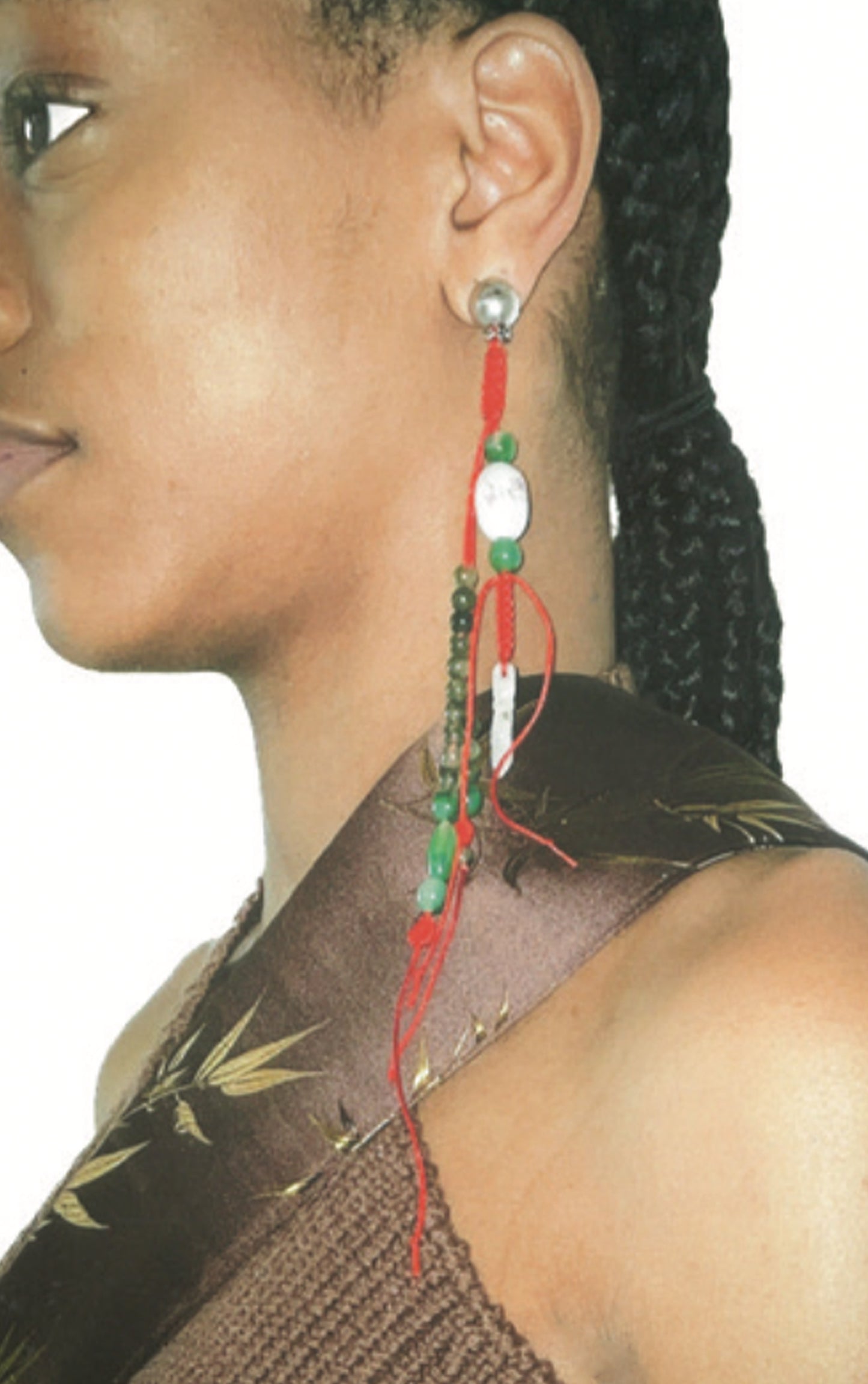LUCKY KNOT JADE EARRING