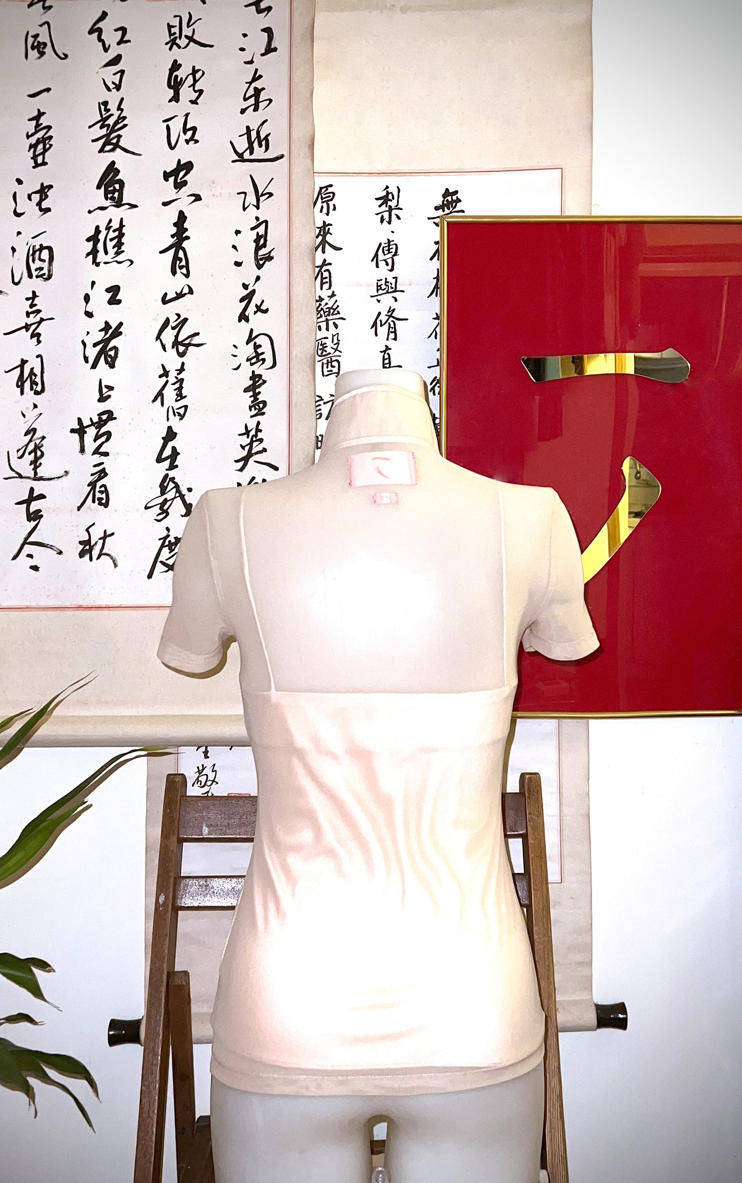 YAT PIT SHEER QIPAO TOP