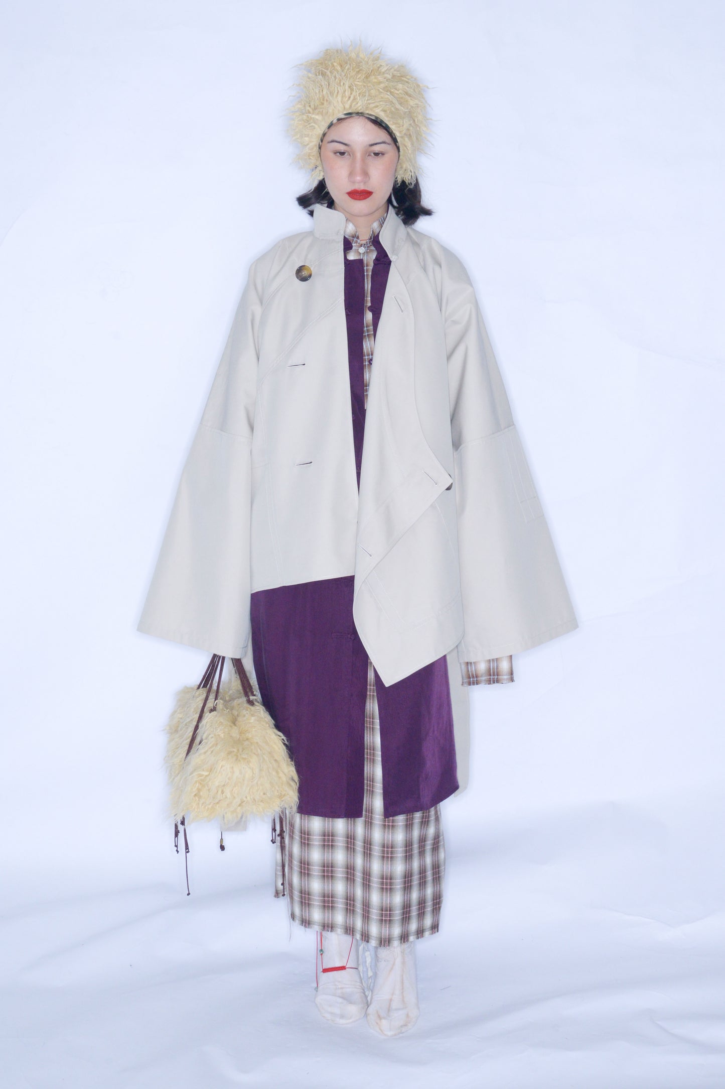 QIPAO TRENCH COAT SHORT